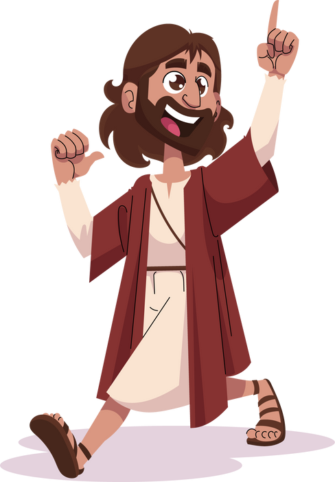 Jesus Cartoon Illustration
